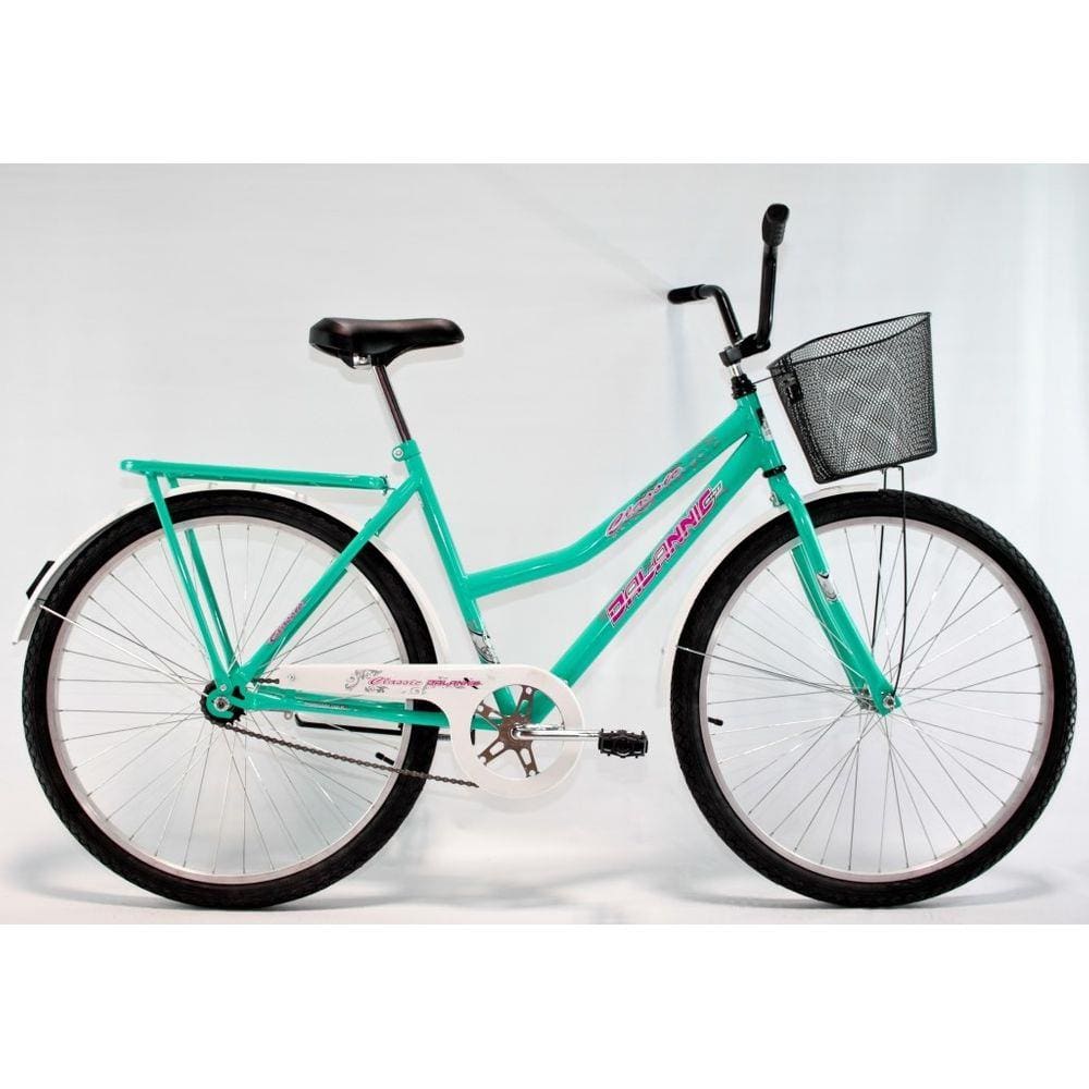 Bicicleta Aro 26 Barra Forte Fem New Azul Turqueza