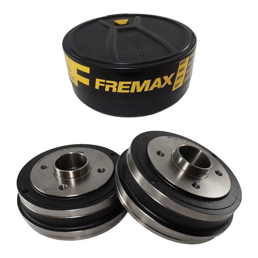 Par De Tambor Campana De Freio Traseiro Renault Symbol Logan Clio R19 Fremax
