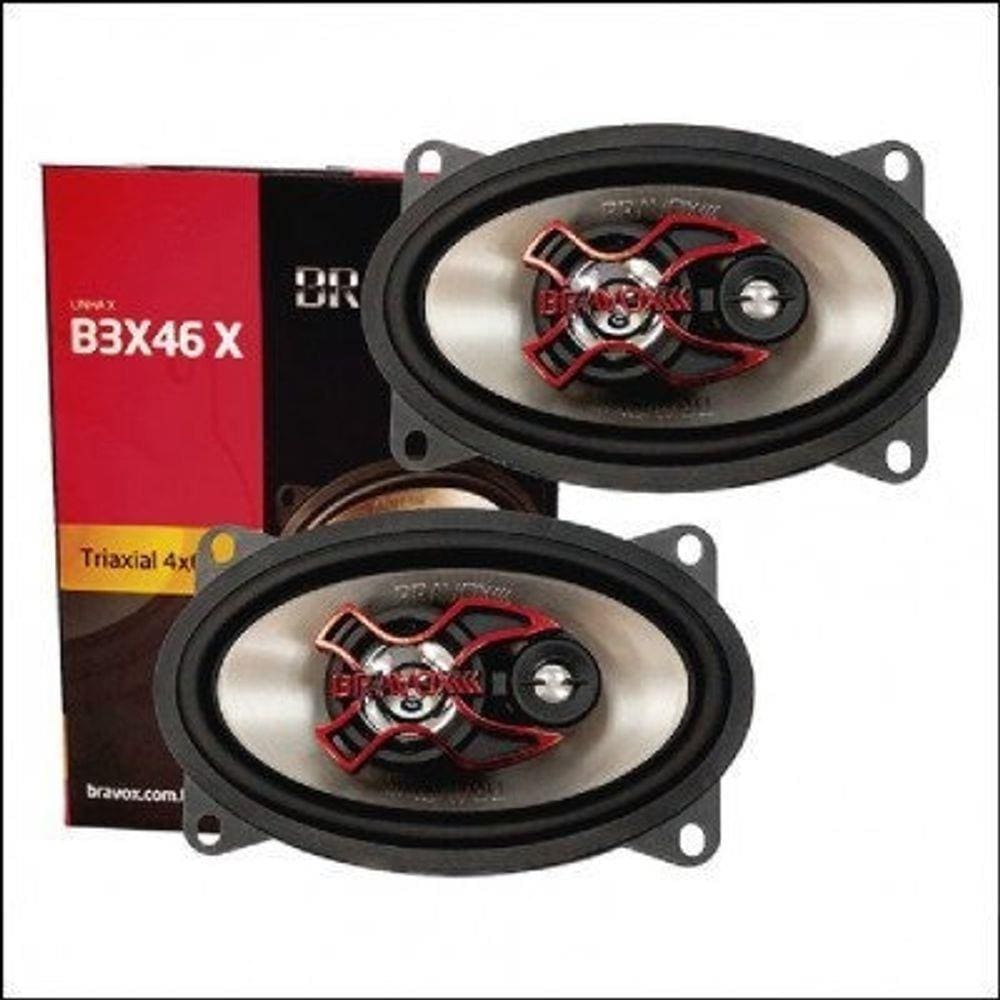Alto Falante Bravox Triaxial B3x46-x 4x6 Polegadas 40 Rms