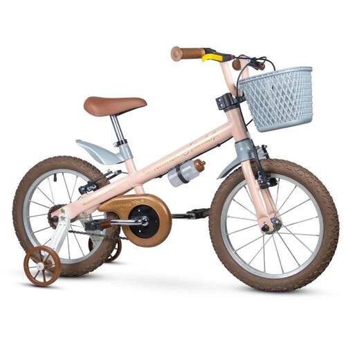 Bicicleta Antonella Girl Aro 16 Rosa Aro de Alumínio com Cesta Menor preço em Bicicleta Antonella Girl Aro 16 Rosa Aro de Alumínio com Cesta