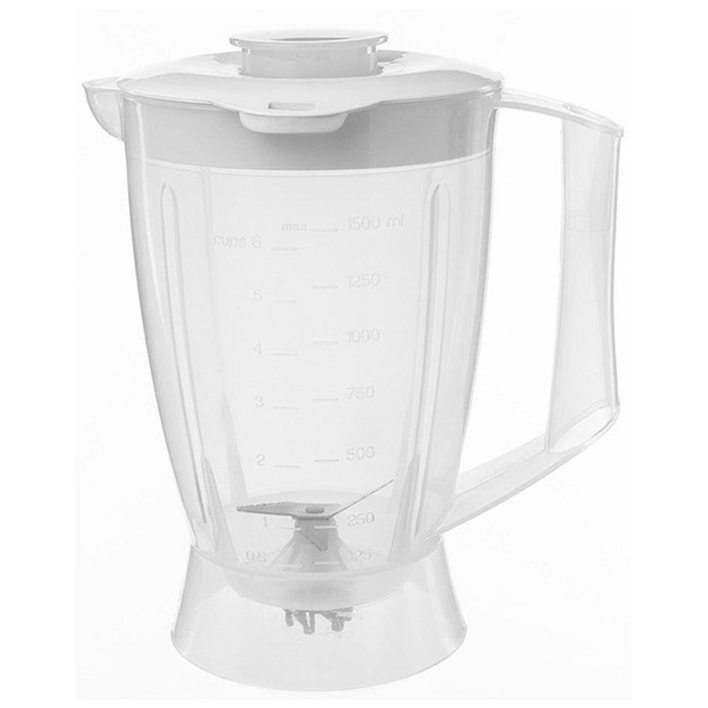 Copo Multiprocessador Walita RI 7625 / RI 7630 / RI 7631 / RI 7636 Translúcido Tampa Branca