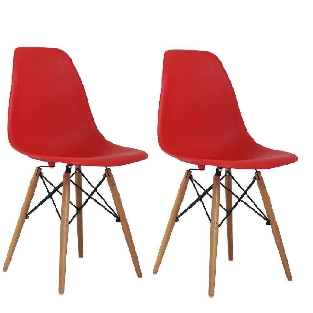 cadeira charles eames wood design dsw