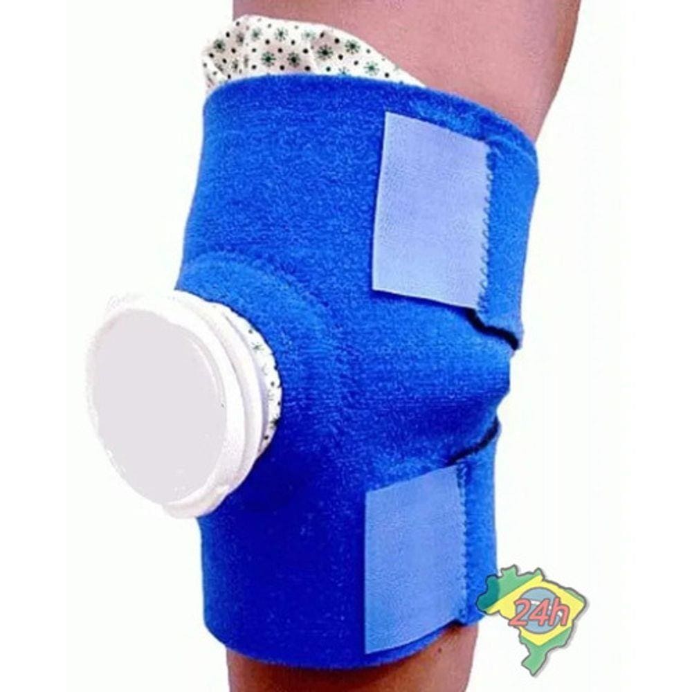 Bolsa De Gelo Compressa Joelho E Cinta Neoprene Crioterapia