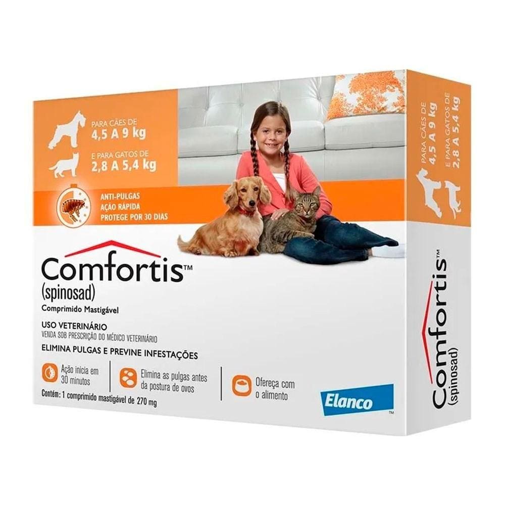Comfortis Antipulgas Caes E Gatos 270mg - Oferta 01
