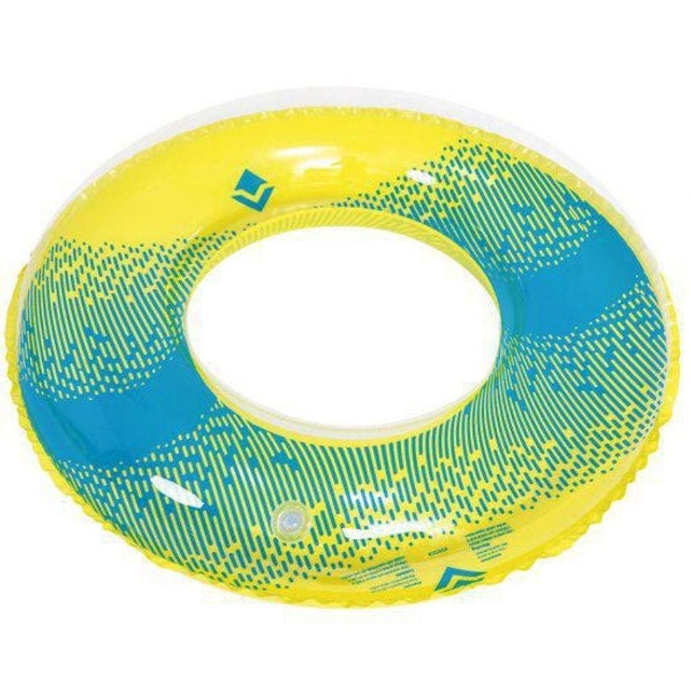 Boia Circular Inflável  60 Cm - Vollo Amarelo Com Azul