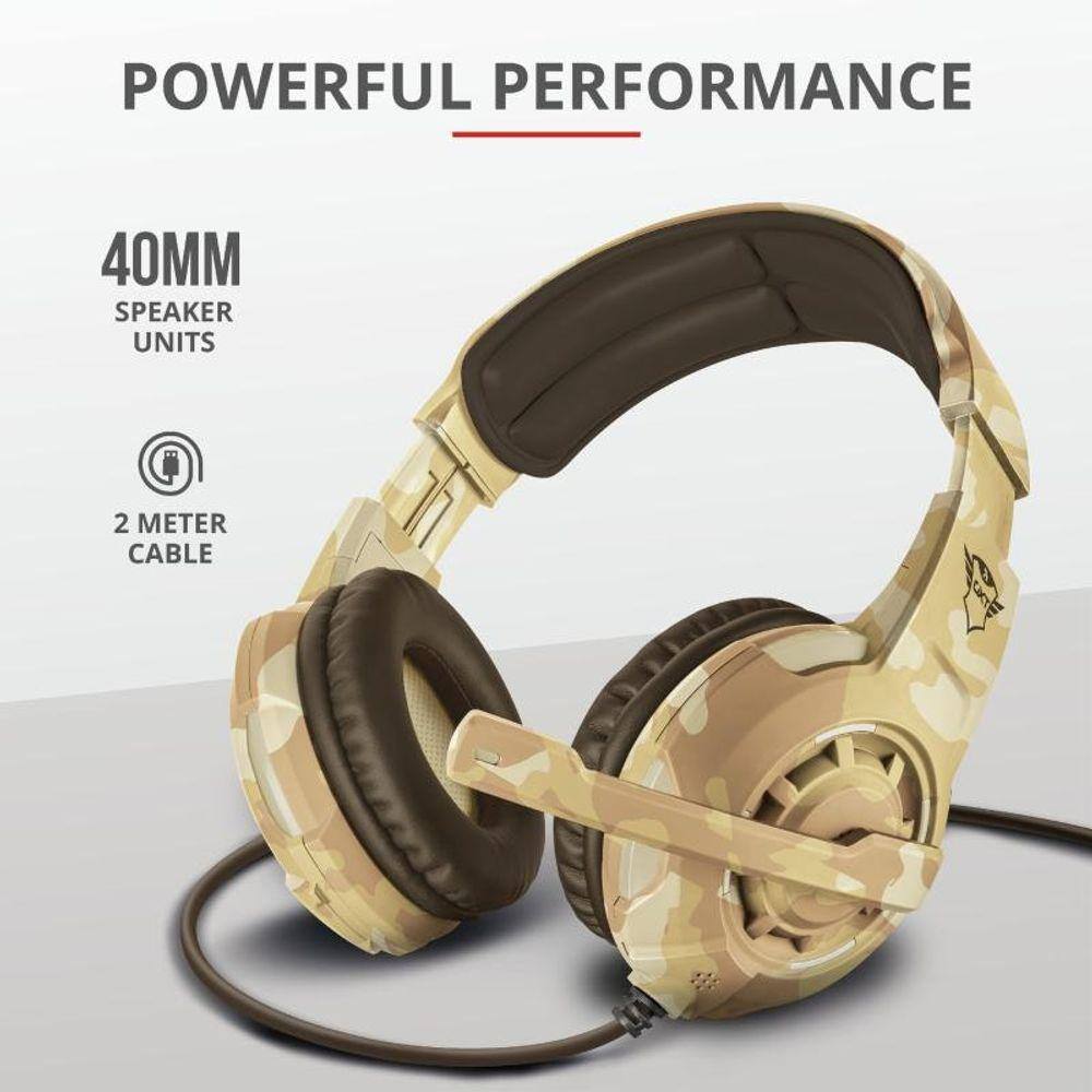 Headset Gamer Trust Gxt 310D Radius 