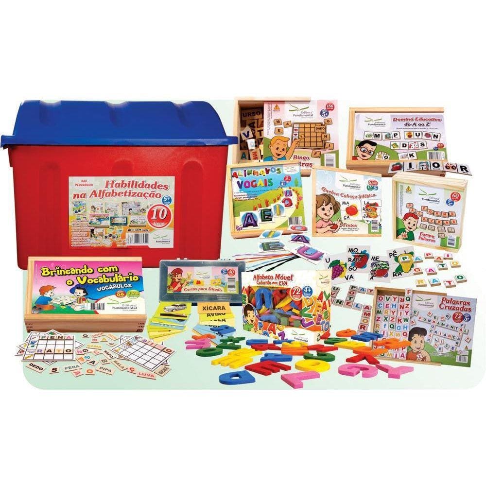 Kit 3 Jogos Educativos Alfabetização Infanti Números Letras