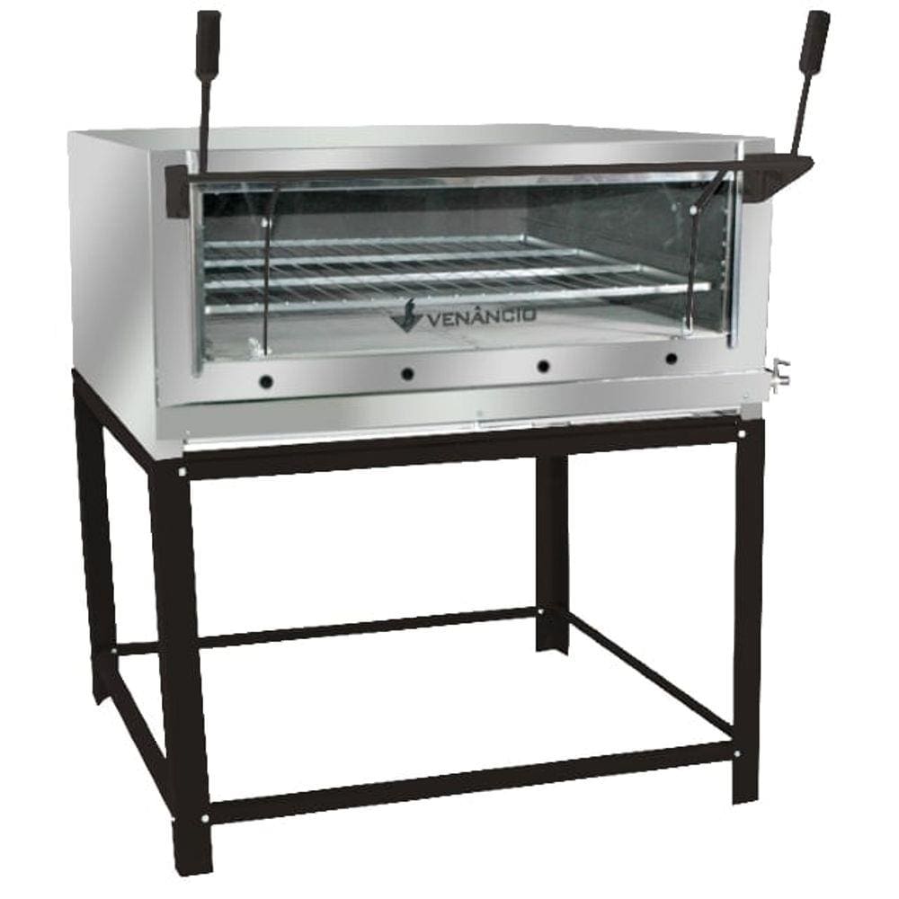 Forno Industrial De Lastro A Gas 1 Camara Firi90 80X60x27 - Venancio