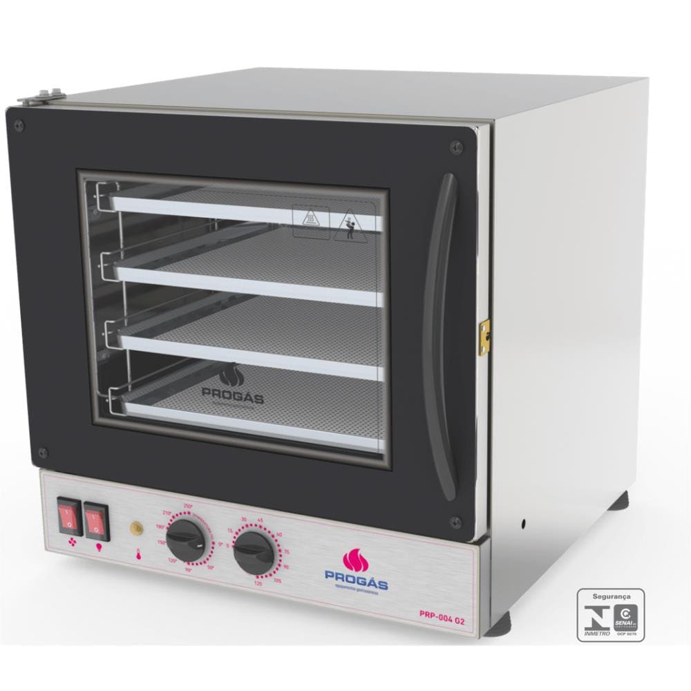 Forno Turbo Eletrico Digital Fast Oven Prp-004 Plus Preto 220V - Progas