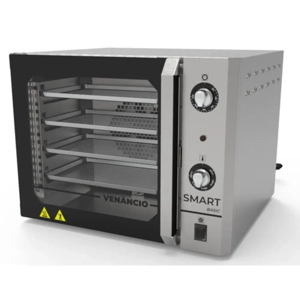 Forno Turbo Eletrico Convector Smart Basics Fcsb4ein Inox 220V - Venancio