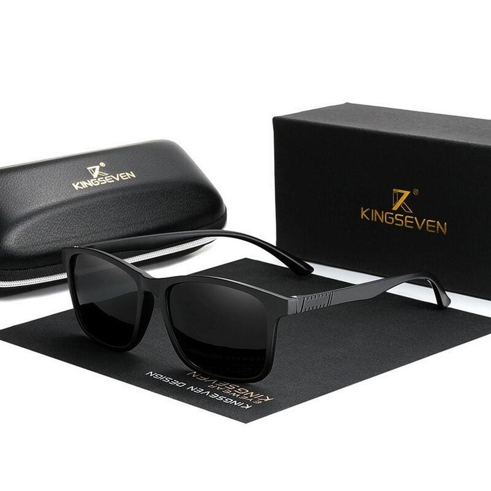 Óculos de Sol Unissex Polarizado Kingseven Óculos de Sol Design ultra leve tr90 com Proteção Uv400