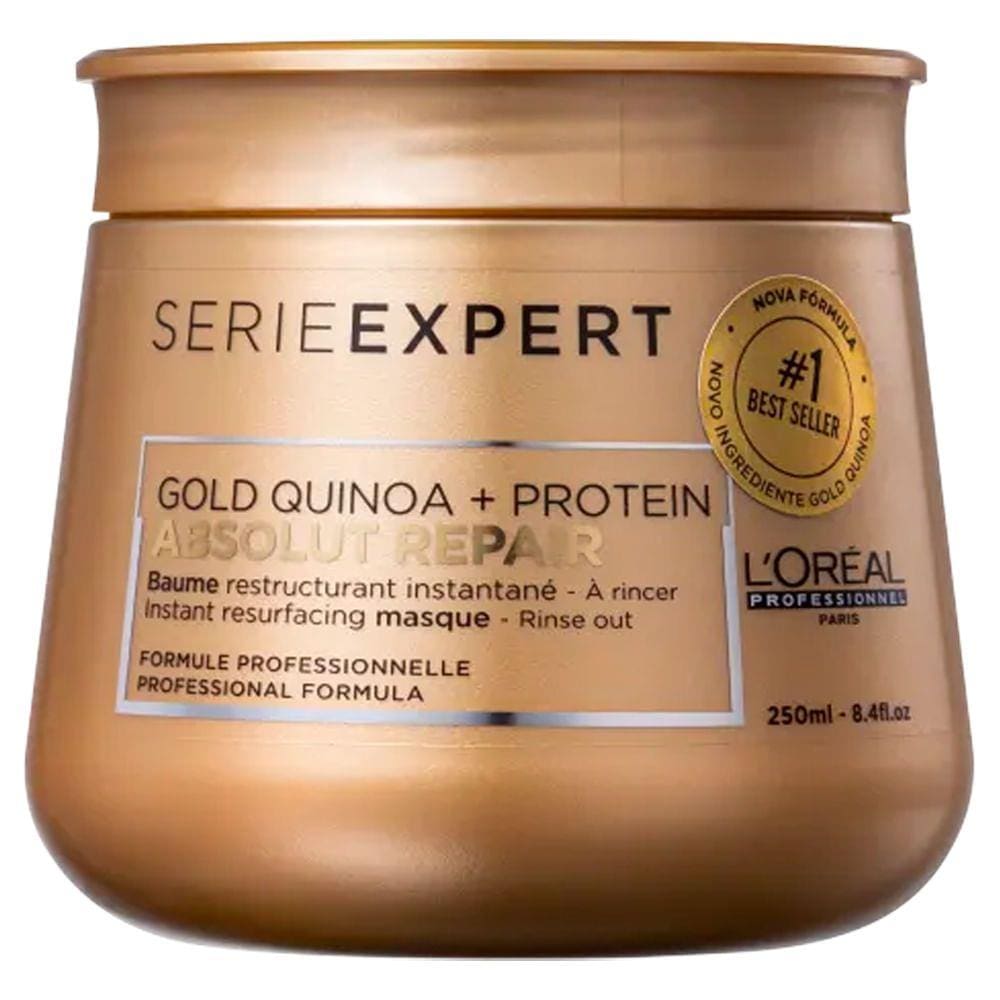 Máscara De Reconstrução L`Oréal Professionnel Absolut Repair Gold Quinoa 250g