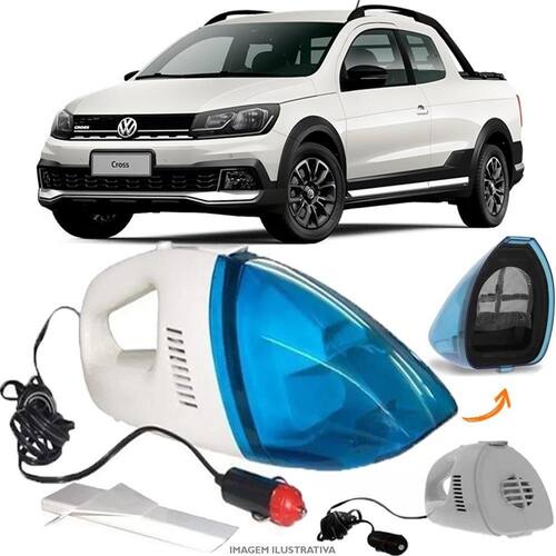 Comprar Aspirador De Pó Portátil 12v Novo Limpa Carro Volkswagen Saveiro  Cross 2021 Em Até 12x