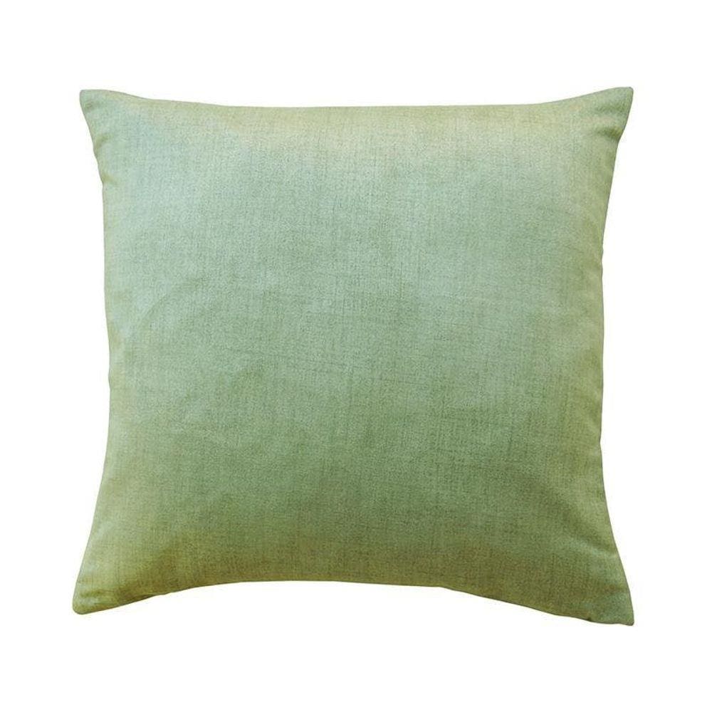 Capa De Almofada Vivain Suede Mesclado Verde Claro