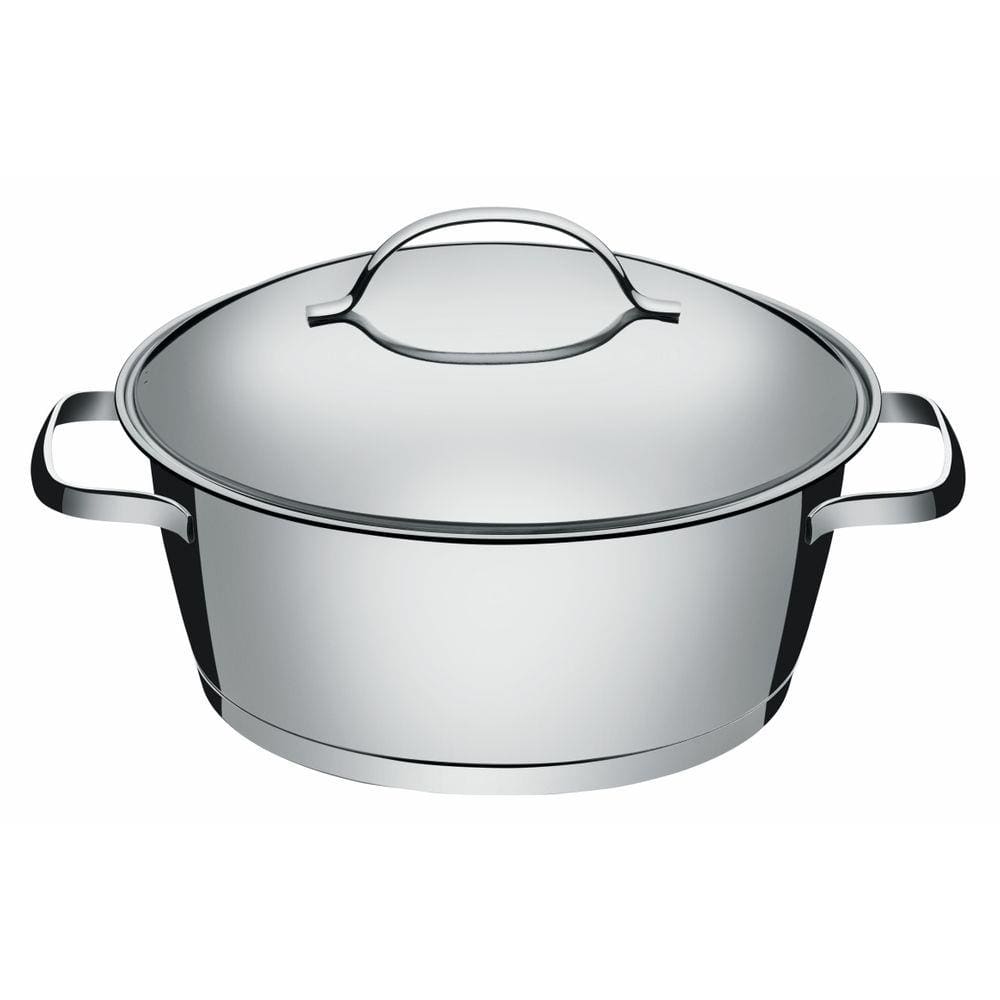 Caçarola rasa aço inox 2 alças Allegra Tramontina