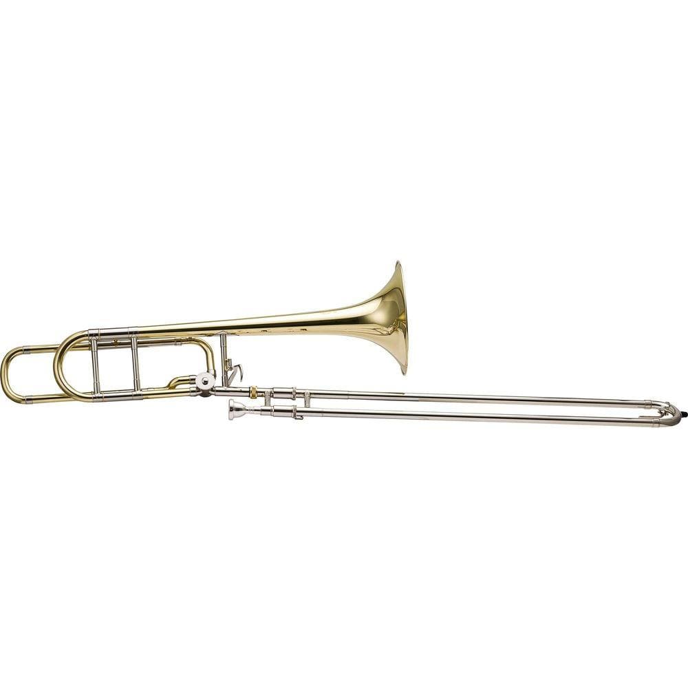 Trombone De Vara Tenor Bb/F Hsl-801L Laqueado Harmonics