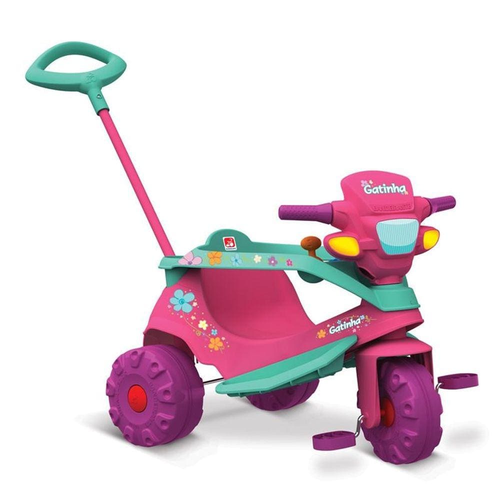 Triciclo VeloBaby Passeio Gatinha Bandeirante Ref 207