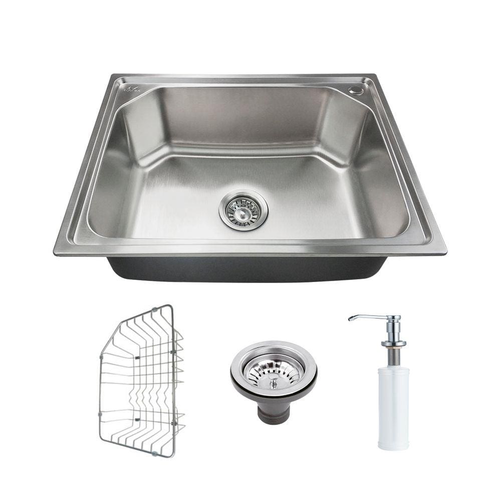 Cuba Pia Cozinha Gourmet Luxo Aço Inox 304 Com Acessórios