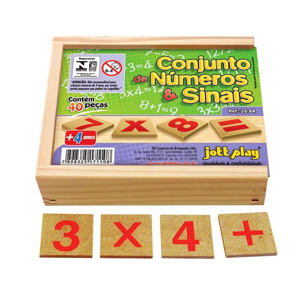 Conjunto De Números E Sinais Material Educativo