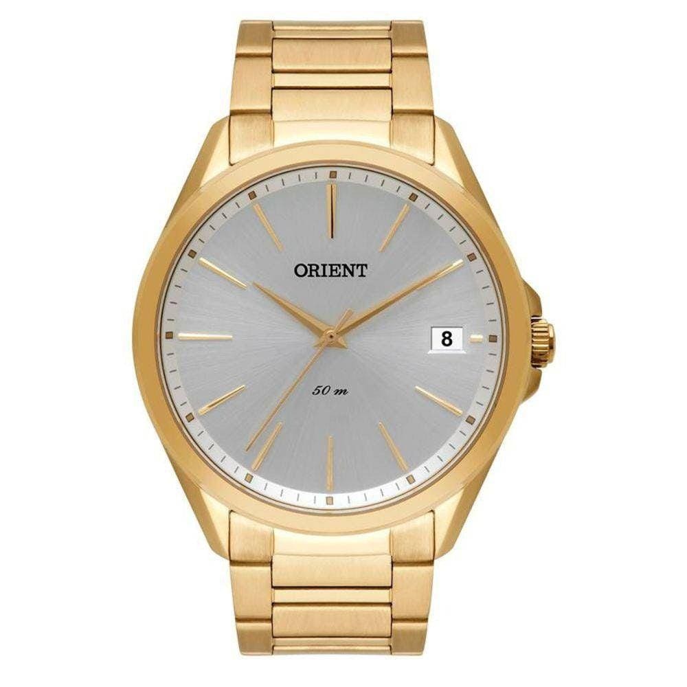 Relógio Orient Masculino Mgss1171 S1kx Casual Dourado