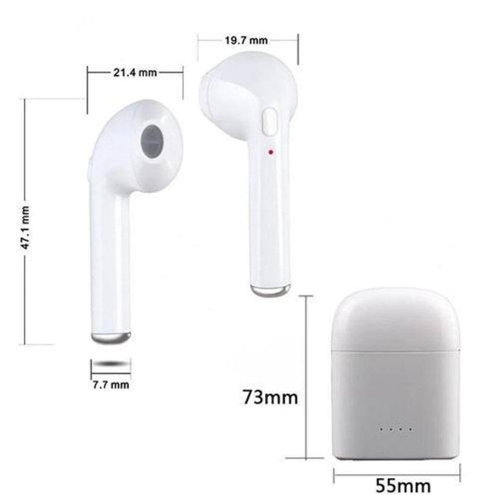Fone De Ouvido Via Bluetooth Sem Fio Tablets Celulares Not
