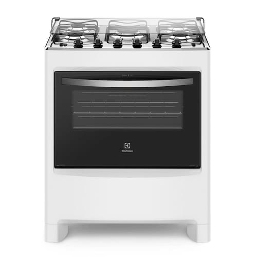 imagem-Fogão 5 Bocas Electrolux Branco Automático com Ultra Chama e Painel Completo (76LBU) - Bivolt