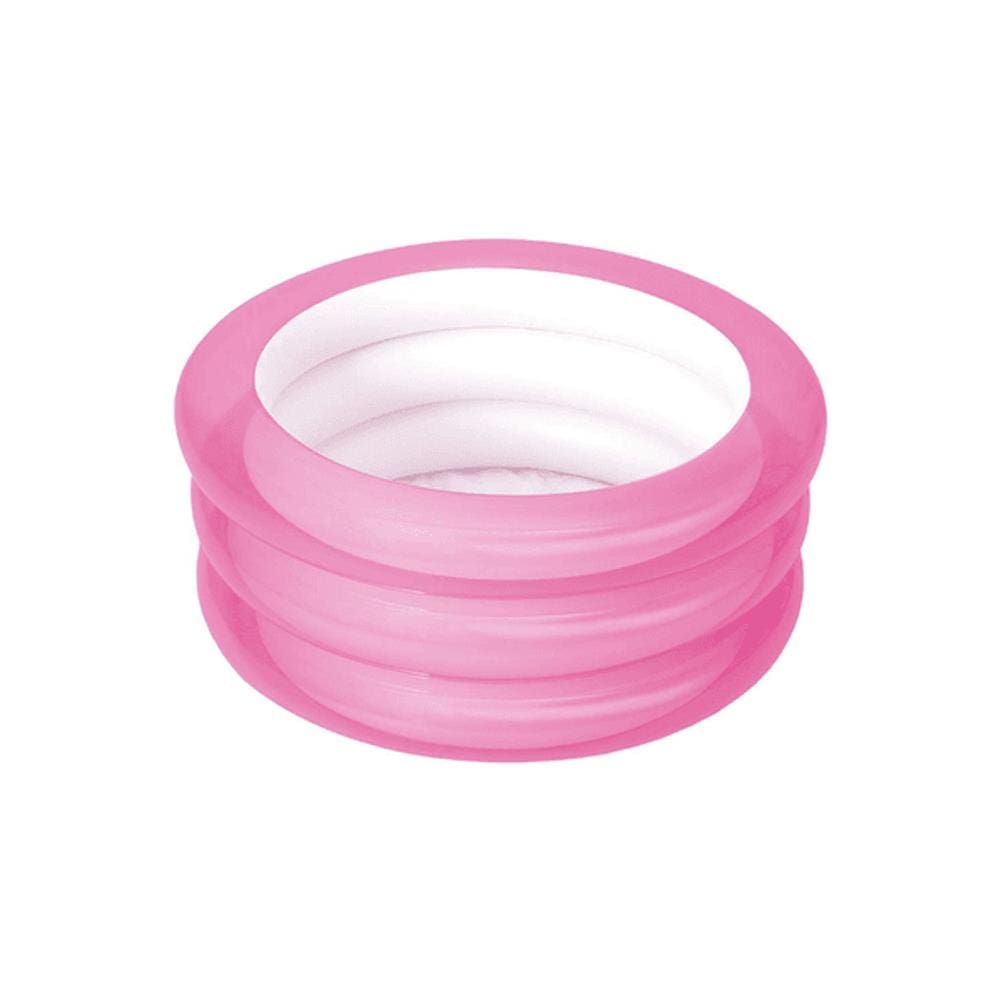 Banheira Infantil Inflável Mor 80l Rosa