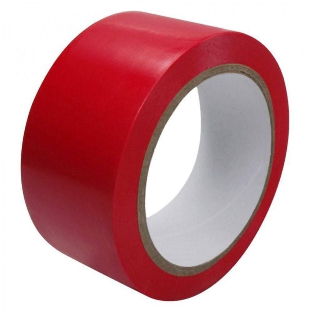 Rolo de Fita para Demarcação 4,8x3000cm Vermelha Worker