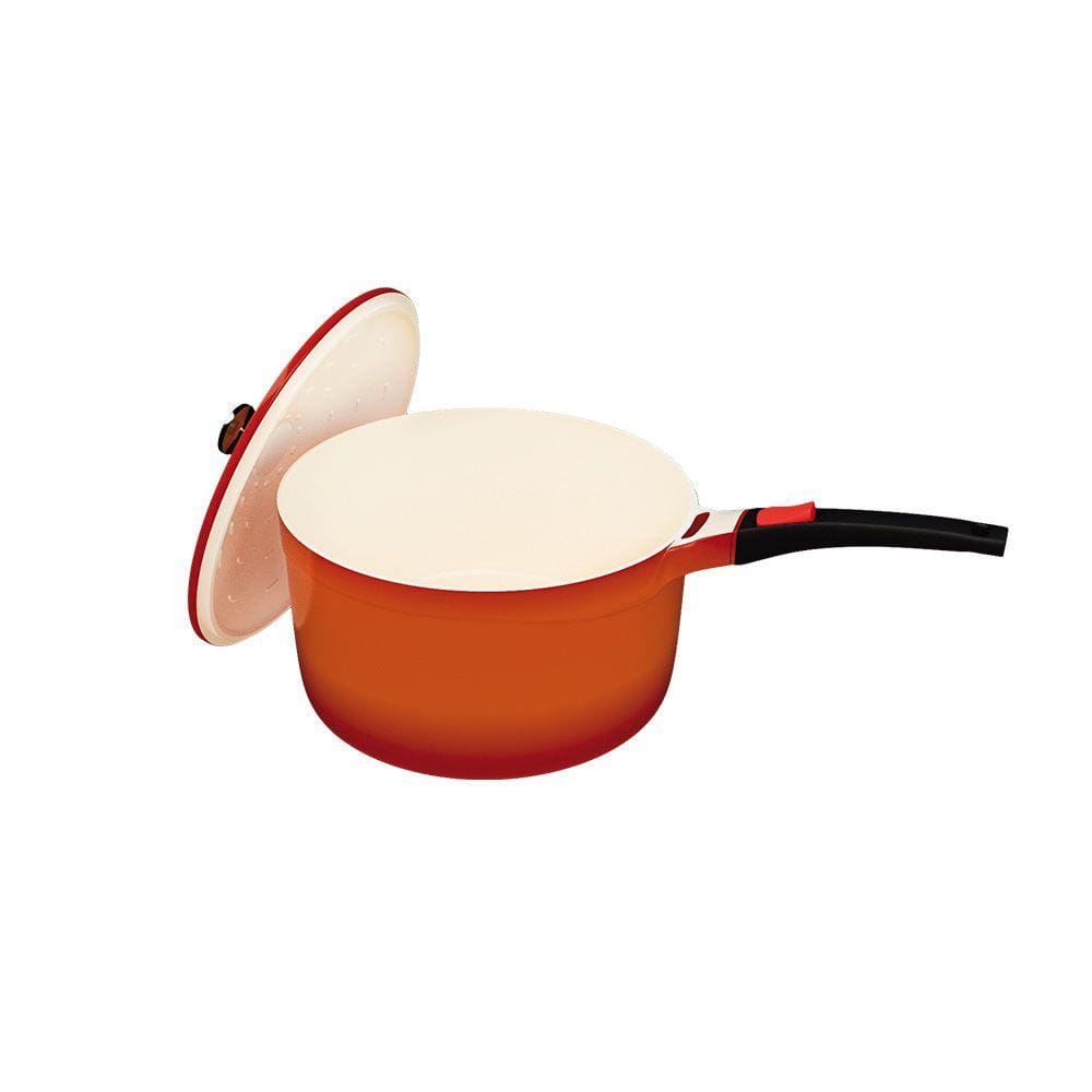 Panela Com Revestimento Cerâmico - 18cm Le Cook