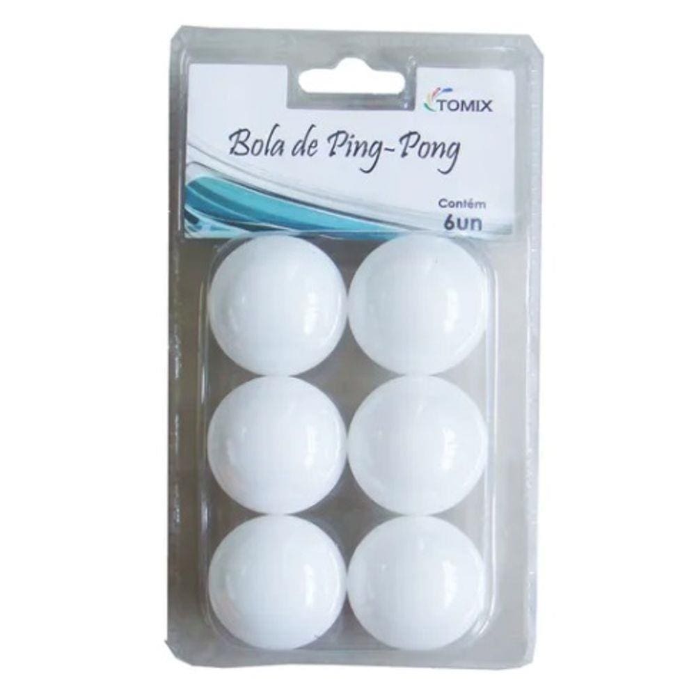 Bola De Ping Pong 6Un Branco