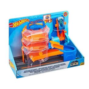 Hot Wheels - Pista de carros Spin Storm, Hot Wheels