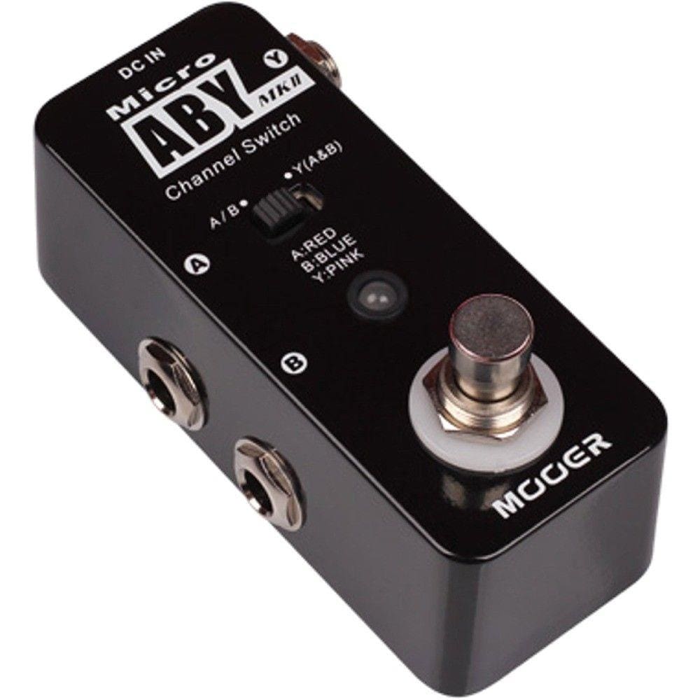 Pedal comutador guitarra Mooer ABY MK2 Nova versão