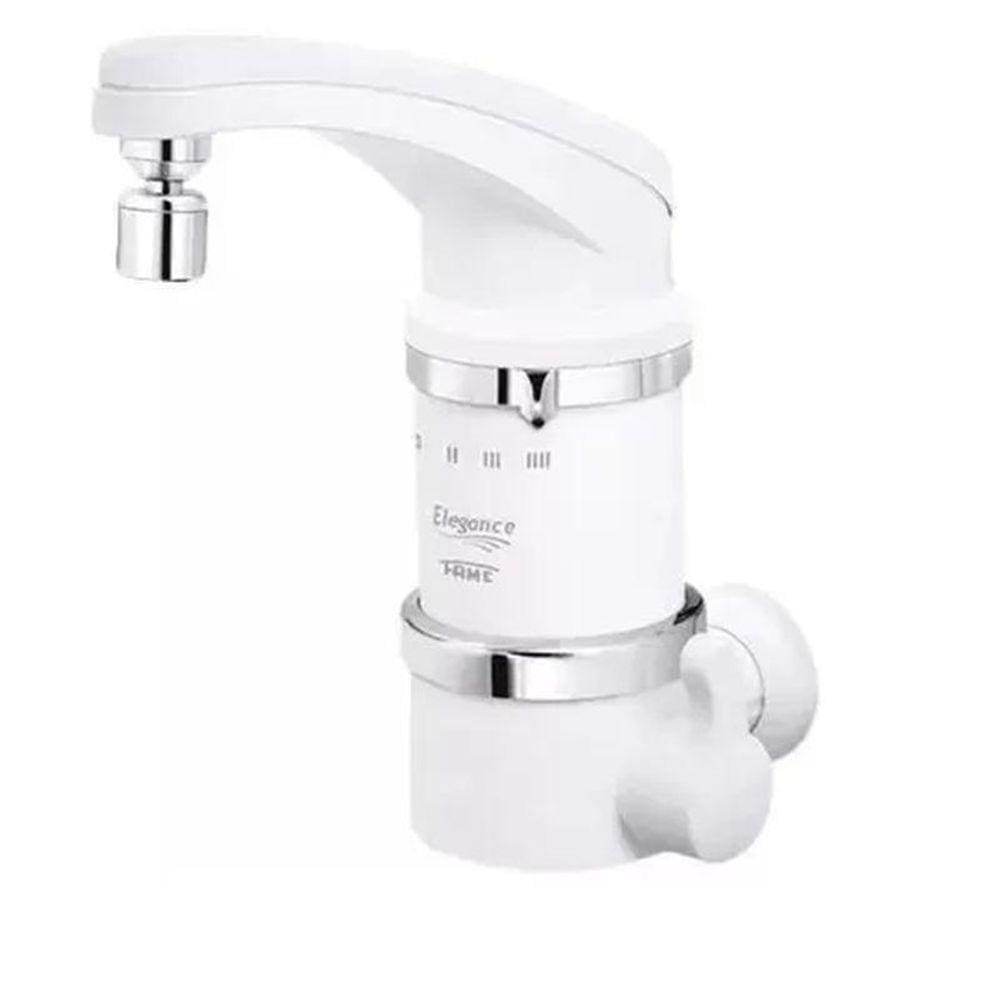 Torneira Elétrica Elegance 4T de Bancada 220V Branca 3988