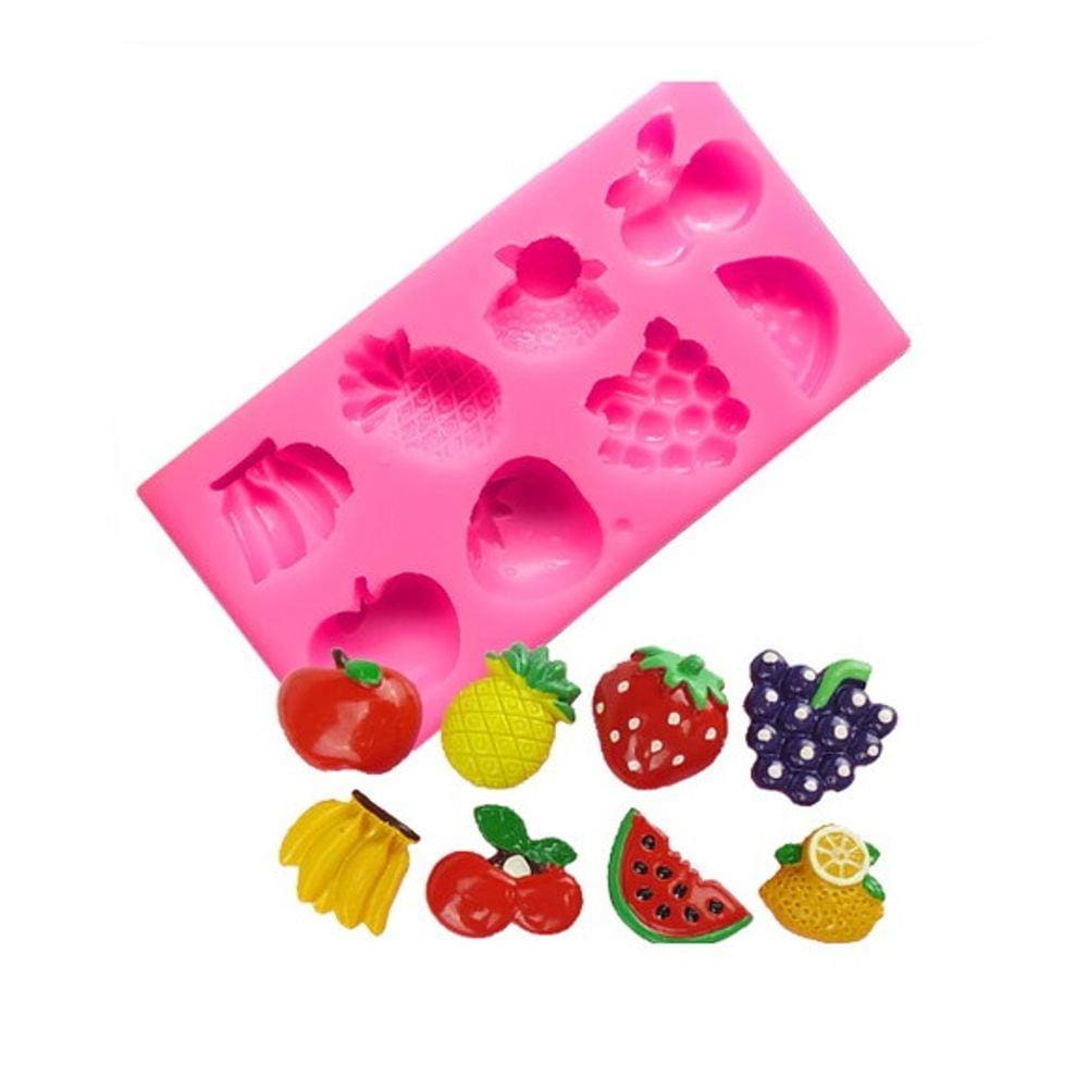 Molde De Silicone Frutas