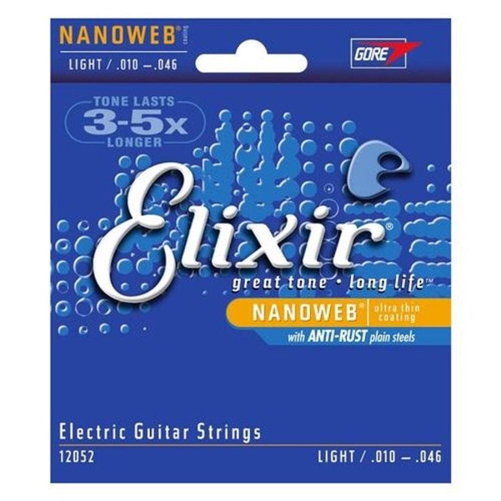 Encordoamento Guitarra Elixir 010-046 Legítimo USA