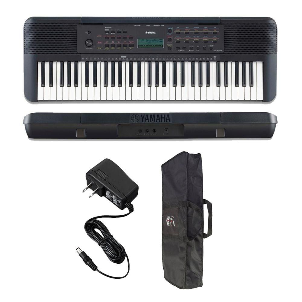 Teclado Arranjador Yamaha PSR-E473 61 teclas sensitivas e fonte