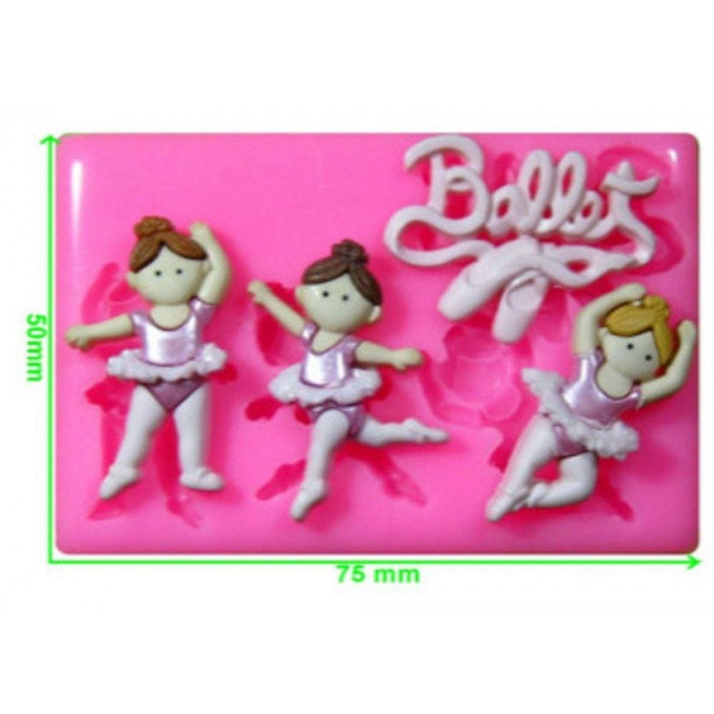 Molde De Silicone Bailarinas