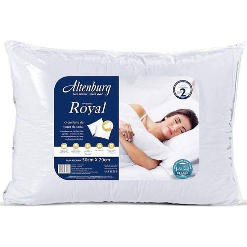 Travesseiro Royal Branco 180 Fios 50 cm x 70 cm Menor preço em Travesseiro Royal Branco 180 Fios 50 cm x 70 cm