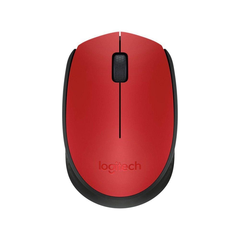 Mouse Sem Fio Logitech M170 Vermelho
