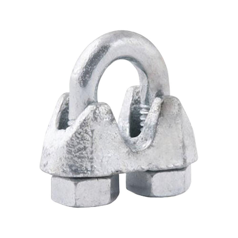 Clips Cabo De Aco Galvanizado 1/8 3,2 Mm Pacote 50 Unidades
