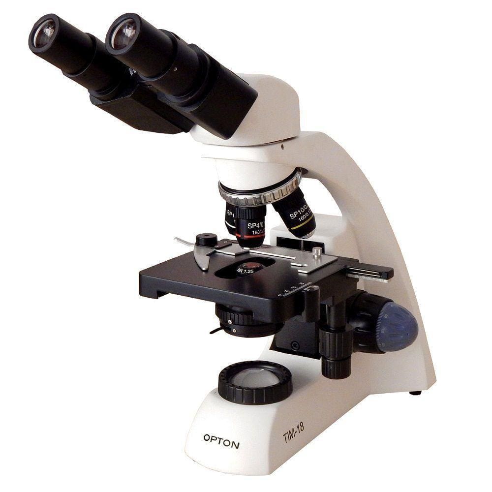 Microscópio Binocular 40x-1000x Iluminação LED Opton Bivolt