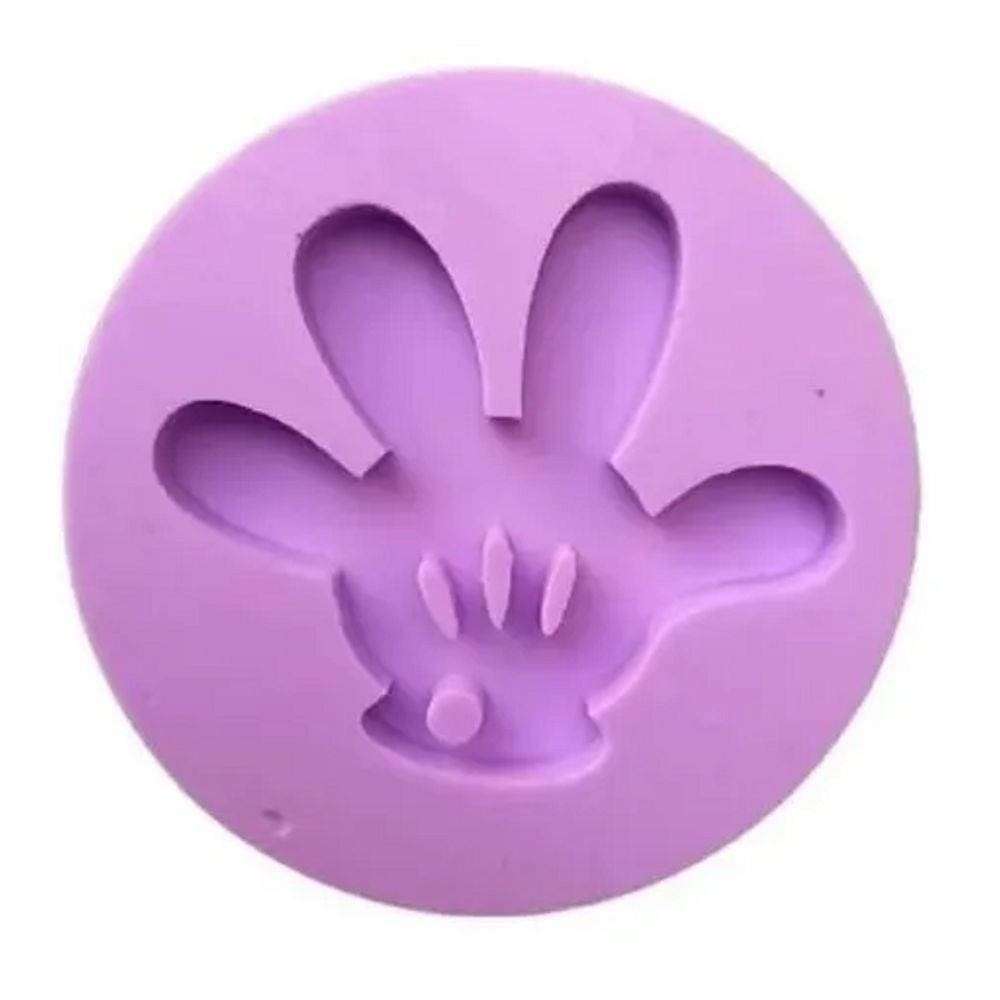 Molde De Silicone Mickey Mão, Pingente, Brinco, Chaveiro, Resina, Confeitaria, Biscuit Molds Planet