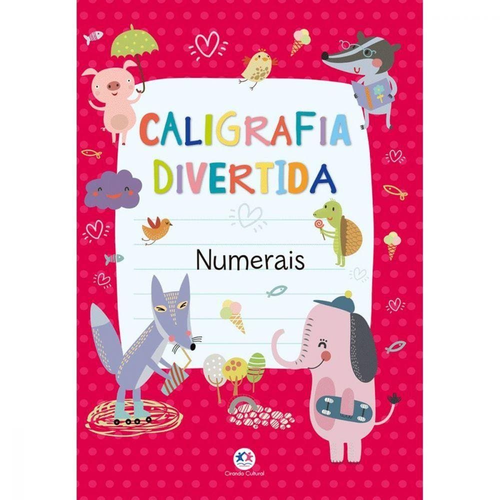 Livro Pedagogico Caligrafia Numerais 16PGS