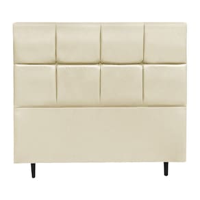Cabeceira Roma Para Cama Box Casal 140cm Bege