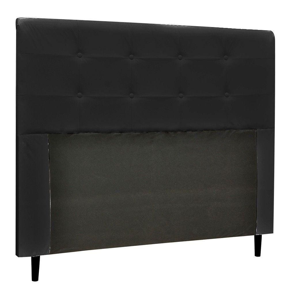 Cabeceira Luna Para Cama Box Solteiro 90cm Preto
