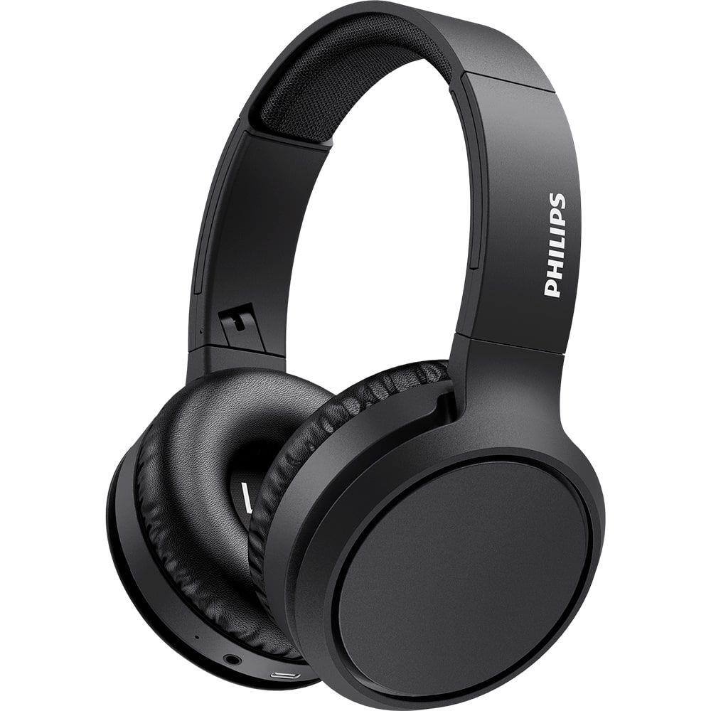 Fone de Ouvido Bluetooth Philips TAH5205 Preto Over Ear Sem Fio Microfone  Grave Potente TAH5205BK/00 | Extra