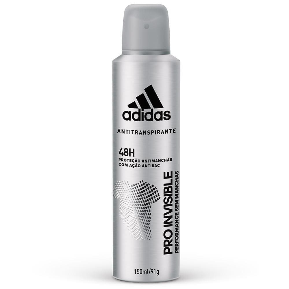 Desodorante Adidas Invisible Masculino Aero 150ml