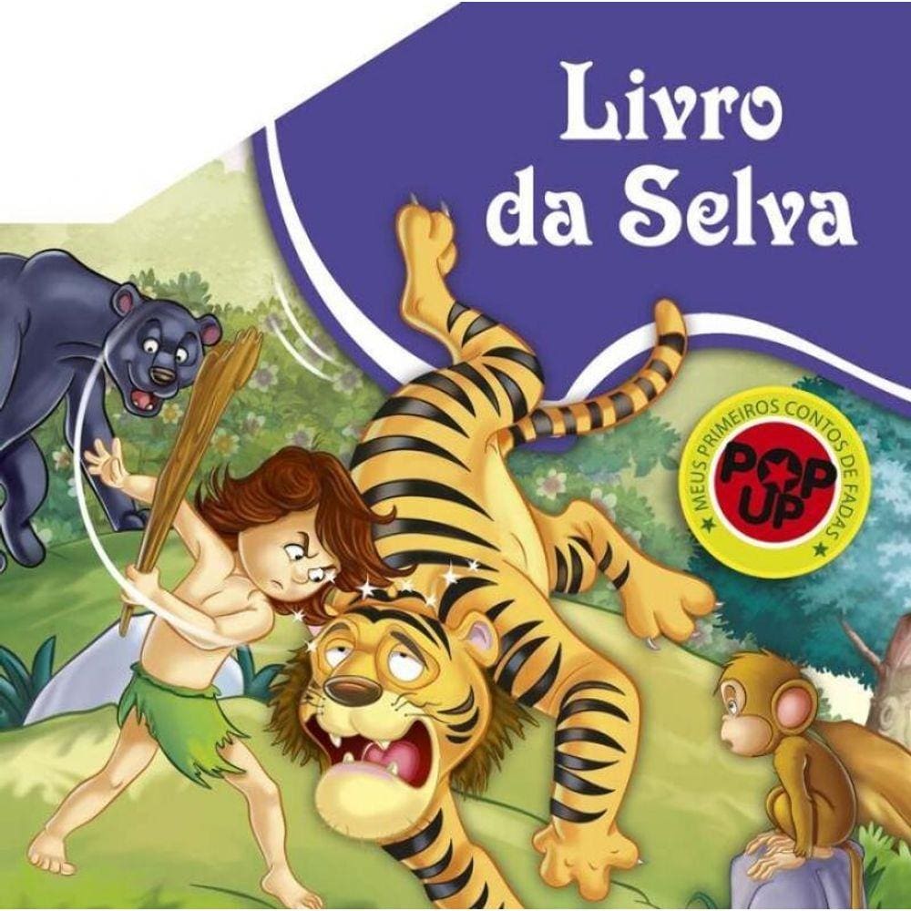 Livro Pop-Up - Livro da Selva