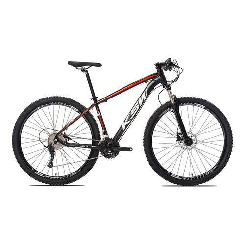 Bicicleta 29 Ksw Cambio Shimano Alivio/altus 27v Hidráulico - Cor: Preto/Vermelho Menor preço em Bicicleta 29 Ksw Cambio Shimano Alivio/altus 27v Hidráulico - Cor: Preto/Vermelho