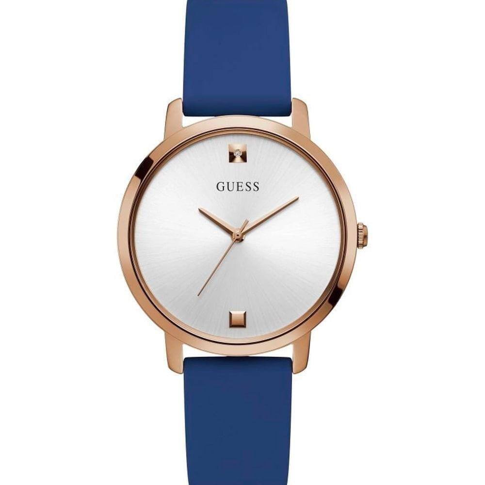 Relógio Guess Feminino Analógico Dourado e Azul- GW0004L2